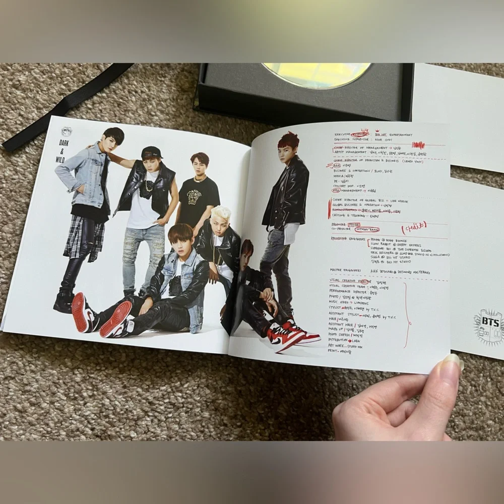 BTS Dark & Wild Album First Press Limited Inclusions Full Set J-Hope Photocard - Picture 14 of 16